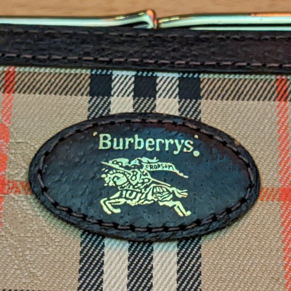 Vintage Burberrys Nova Check Kiss Lock bifold Wallet - Picture 3 of 6